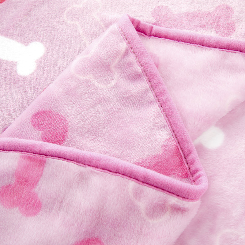 Couverture en molleton / microfibre Fluffy Premium, Rose