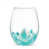 Transparent / turquoise sélectionné