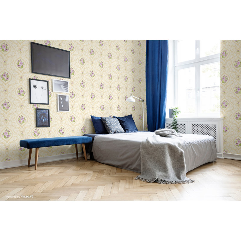 Melandra 10m x 53cm Wallpaper Roll, Purple
