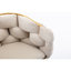 Ensemble de 2 fauteuils avec structure en métal-1735312387