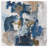 Papillon Abstract Brown/Blue/Gray Area Rug-990847533