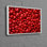 Impression sur toile grand cœur rouge capturant l'art moderne idéal pour la décoration murale et les cadeaux personnalisés