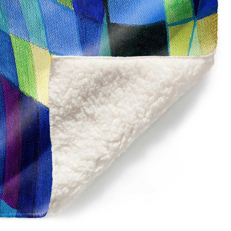 Couverture sherpa douce water series 10, l 51 po x L 60 po