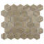 Llama 2" Hex 11-1/8 " x 12-5/8 " Porcelain Mosaic Floor and Wall Tile-1412192614