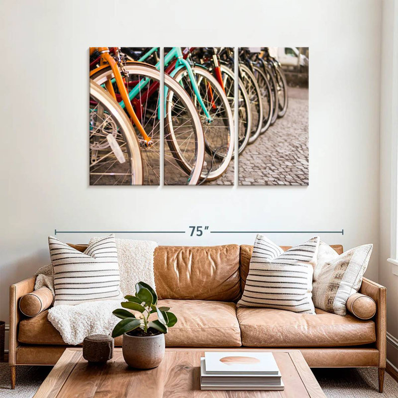 Mehar Bicycle Wheels, 36" H x 57" W