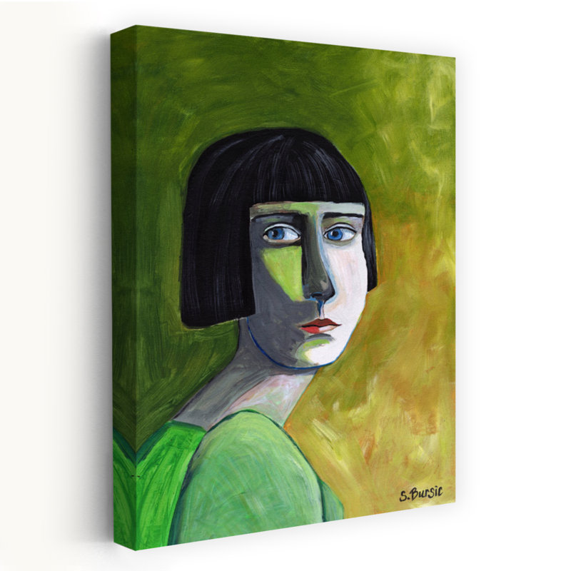 Art contemporain rétro, H 24 po x l 16 po
