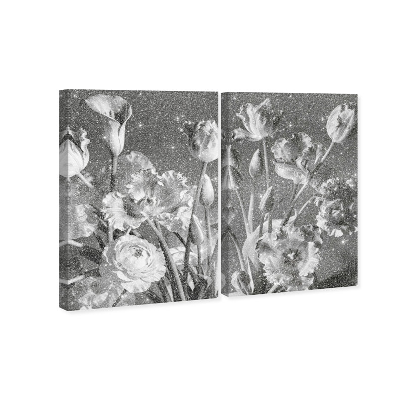 Botanique Noir Set Set by Oliver Gal, 15" H x 10" W, Gallery Wrapped