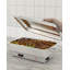 Ensemble de réchaud électrique 9QT - affichage de la température, 2 casseroles en acier inoxydable demi-taille, chauffe-aliments réglable 86-200 ° F pour la restauration, les fêtes, les restaurants - comprend une assiette à portions 2 * 1/2
