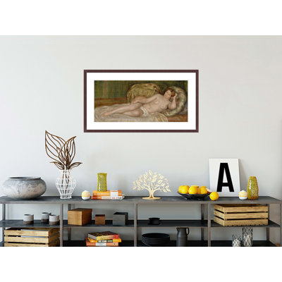 Nu sur les coussins aussi appelé Large Nude (Nu sur les coussins dit aussi Grand nu) par Pierre-Auguste Renoir