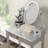 Landisburg Wood Moniya Makeup Vanity Table And Stool Set-1460219441