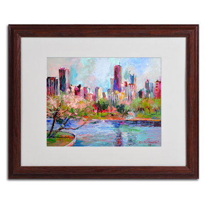 « cityscape 2 », reproduction d’art sur toile encadrée