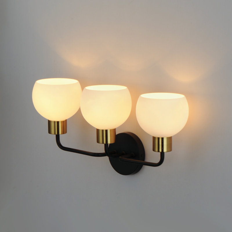 Stackpole 3 - Light Dimmable Vanity Light, Bronze Rupert