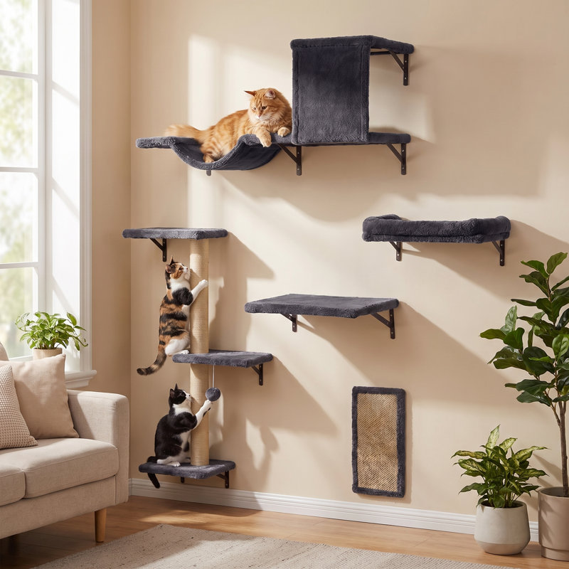 Ensemble de meubles pour chat 5 pièces, Grey
