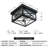 Black Outdoor Flush Mount