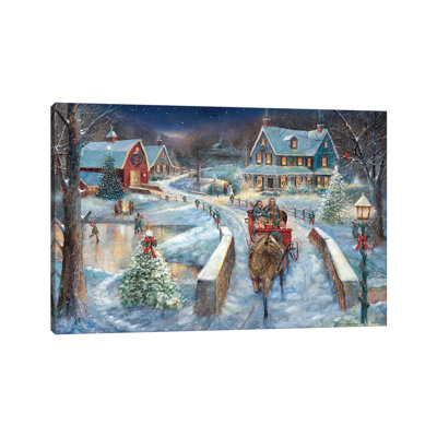 «Evening Sleigh Bells» par Ruane Manning - reproduction d'art