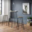 Knisely Counter Stool with Metal Frame