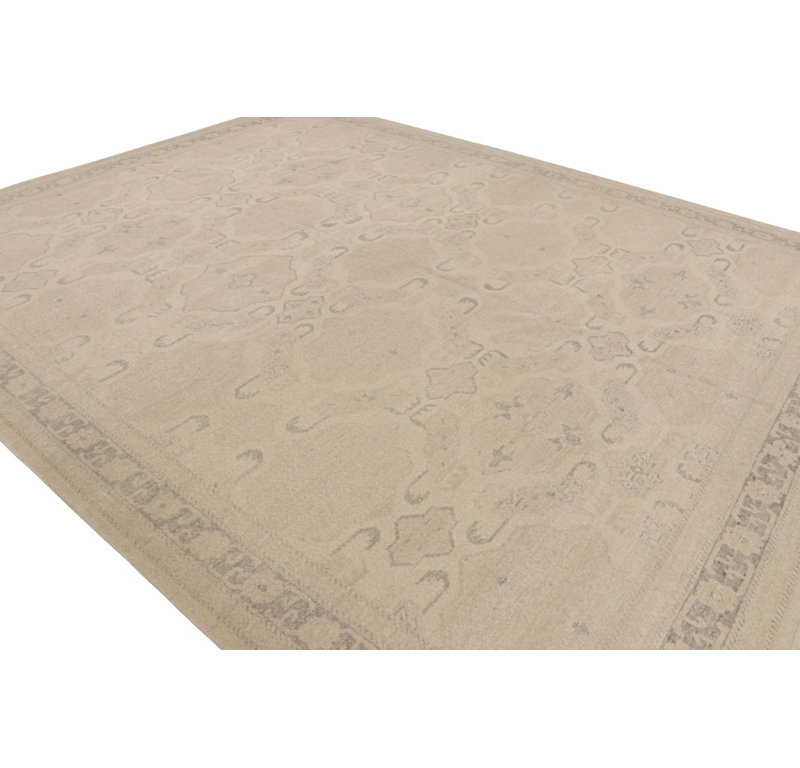 Distressed Homage Handmade Kilim Wool Floral and Geometric Area Rug, Rectangle 15' x 24'