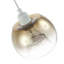 12cm H Glass Round Pendant Shade ( No Direct Attachment Method ) in Gold