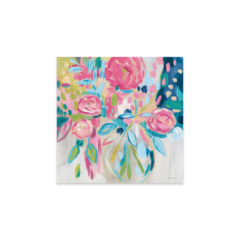 «Summer Summer Floral» sur plastique / acrylique par Farida Zaman, peinture
