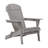 Foldable Outdoor Adirondack Chair Set Of 2 With Pre-Assembled Backrest