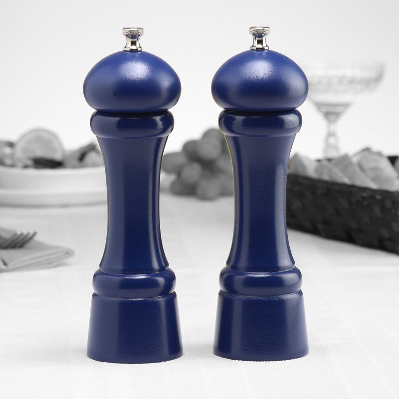 Chef Specialties Windsor Salt and Pepper Grinder Set, Cobalt