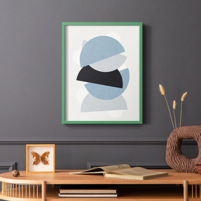 Shapely Blues I, reproduction encadrée - bois massif