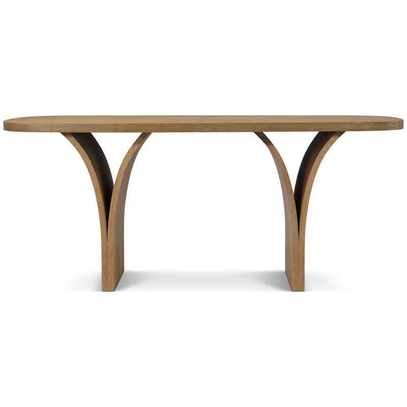 Seoul Dining Table, Natural, 30" H x 70.87" L x 35.43" W