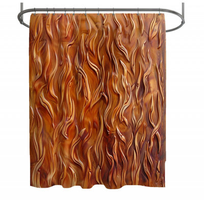 Berteau Abstract Shower Curtain