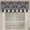 Damore 50"W Damask Window Valance