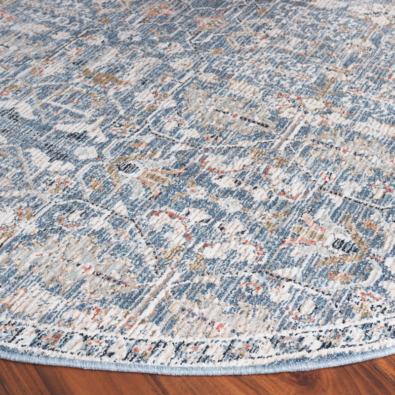 Vivaldi Performance Floral Rug, Round 6'7"