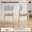 Chaise d'appoint rembourrée en bois massif-128944780-128944779