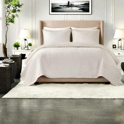 Velvet Coverlet Set
