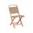 CALCIANO 2 - Person Acacia Wood Patio Dining Set with Square Table