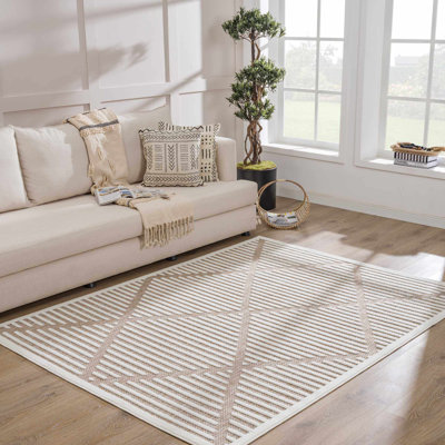 Tapis intérieur / extérieur rectangulaire Benthe