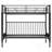 Twin Over Full Metal Bunk Bed, Multi-Function,Black
