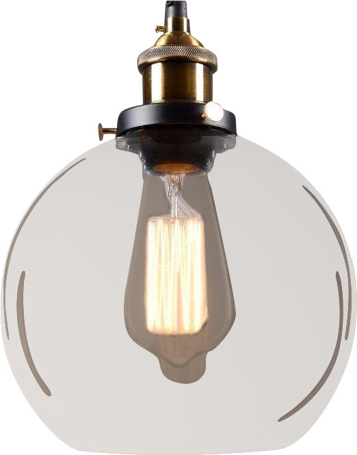 Luminaire sphère suspendu 1 lumières simple Stephania