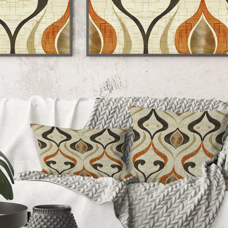 Coussin lombaire Mid-Century