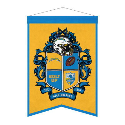 Décoration murale NFL Los Angeles Chargers Crest | 15 x 22 po