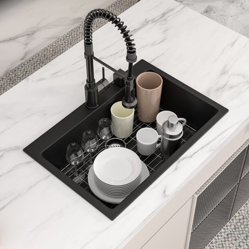 33'' L Single Bowl Quartz Kitchen Sink
