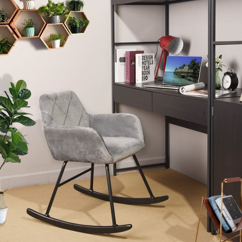 Septimus Rocking Chair, Gray