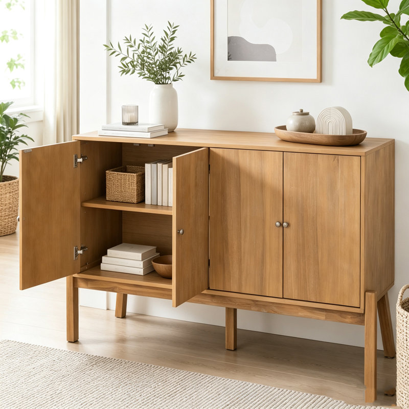 Sideboard Buffet Cabinet, Natural