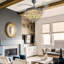42" Janita 4 - Blade LED Chandelier Ceiling Fan with Remote Control and Light Kit Included