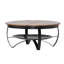Table basse rustique en bois et fer