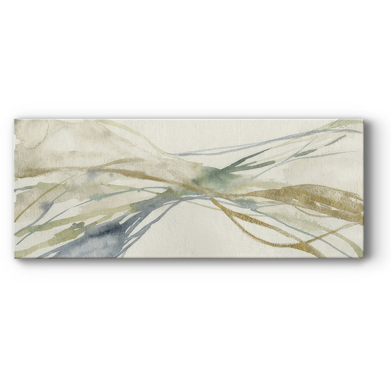 Watercolor Waves I, H 24 po x l 60 po x P 1,5 po