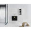 Armoire de salle de bain 24 po avec lavabo en céramique et tiroir latéral - châtaignier noir, fabrication robuste, armoire de meuble-lavabo spacieuse au design élégant,-120961953