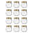 Glass Canning Jar - Set of 12