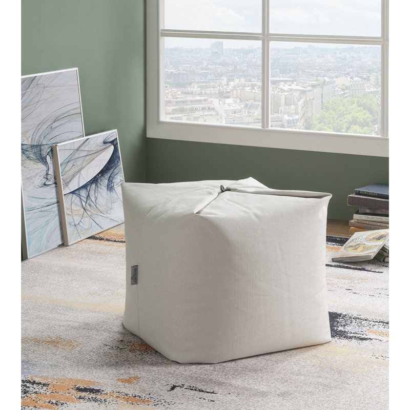 Fauteuil à billes et méridienne standard, Mélange de lin beige