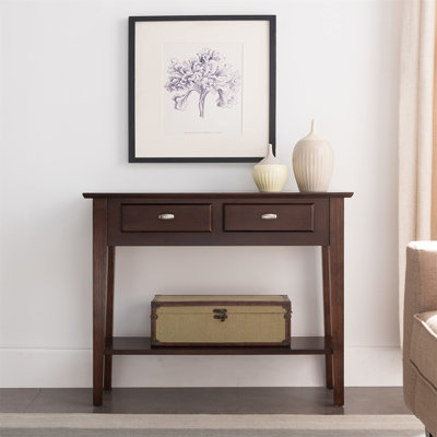 Solid + Manufactured Wood Hall Console Table
