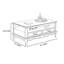 Table basse en bois massif de style américain-747470440