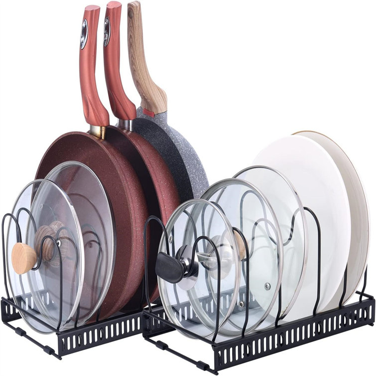 Prep & Savour Metal Countertop / Cabinet Pot Rack